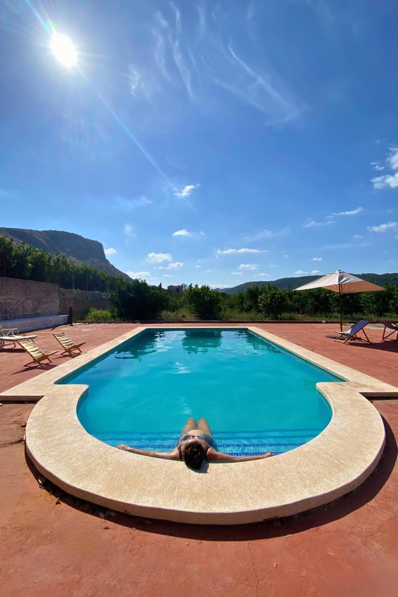 Casa Magnolia, A Rural Paradise House With Pool อัลซีรา ภายนอก รูปภาพ