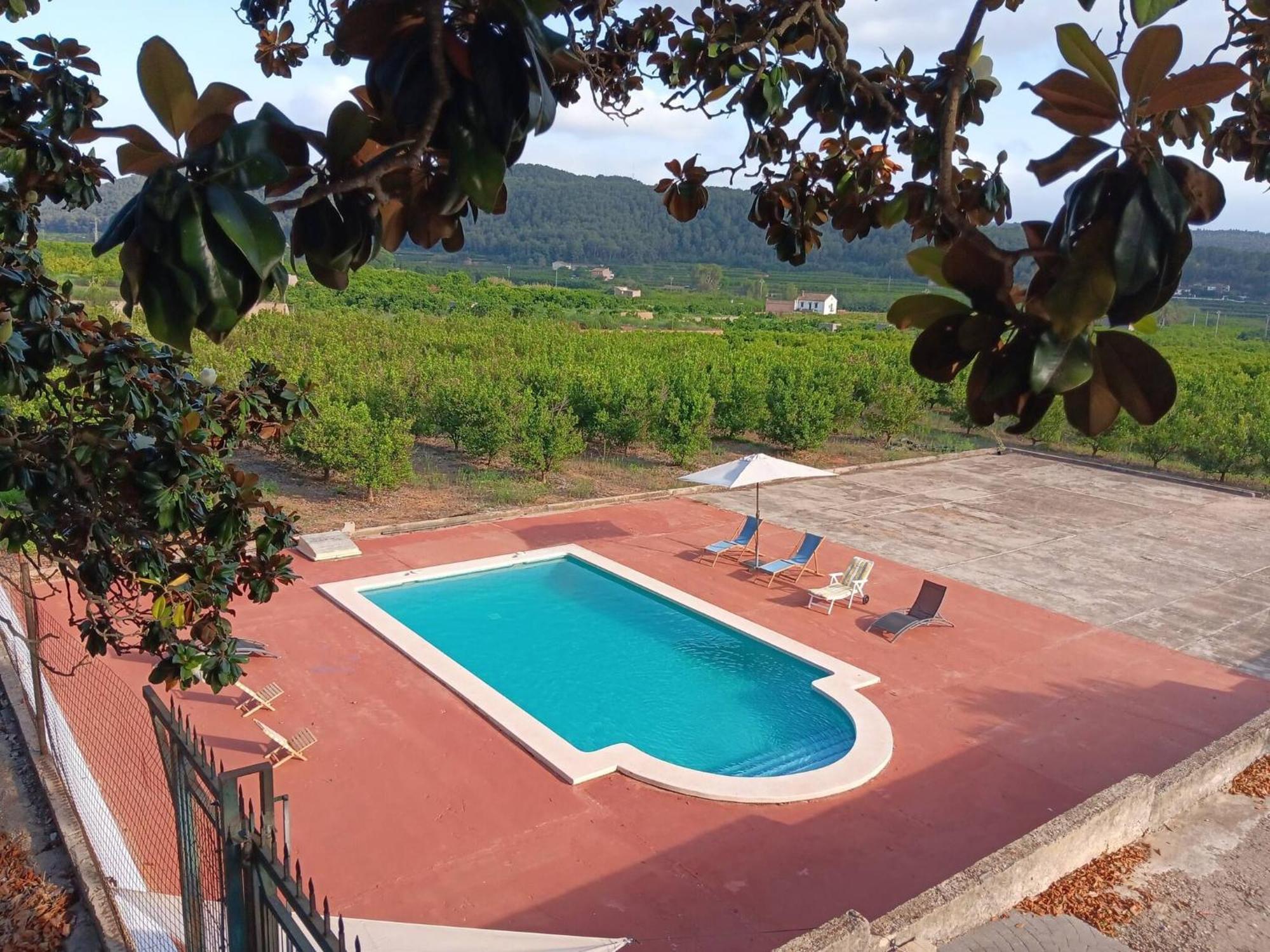Casa Magnolia, A Rural Paradise House With Pool อัลซีรา ภายนอก รูปภาพ